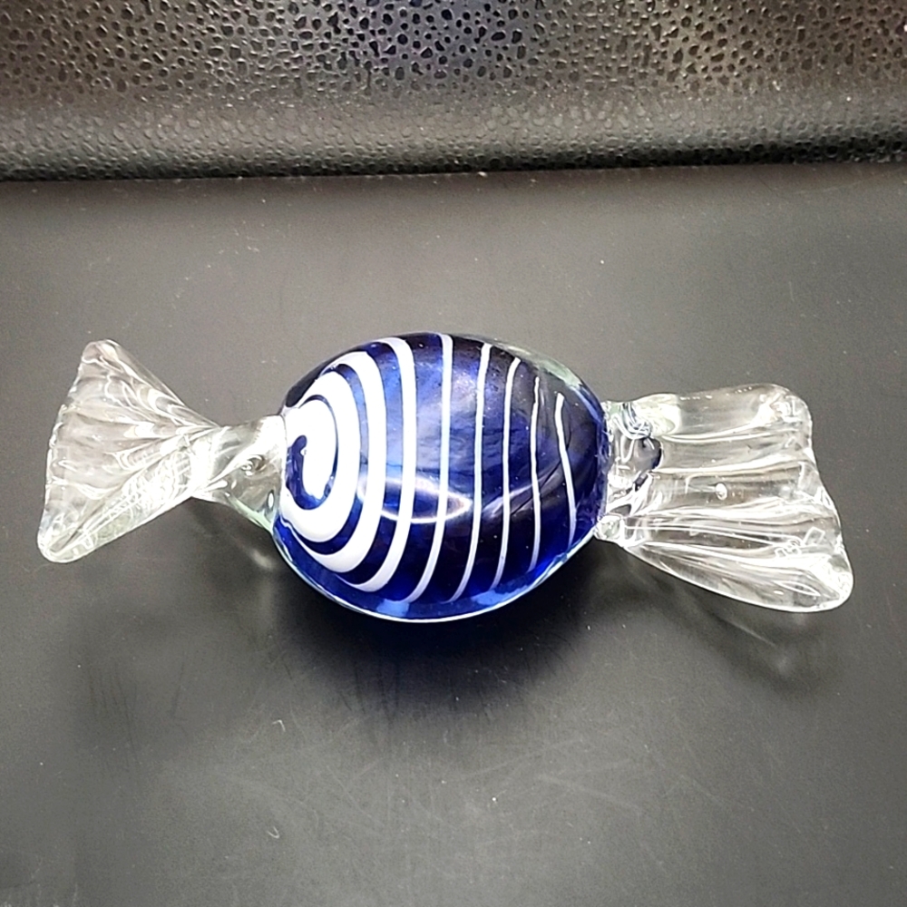 Art Glass Wrapped Candy Large 6" X 2. 5" X 1.5"